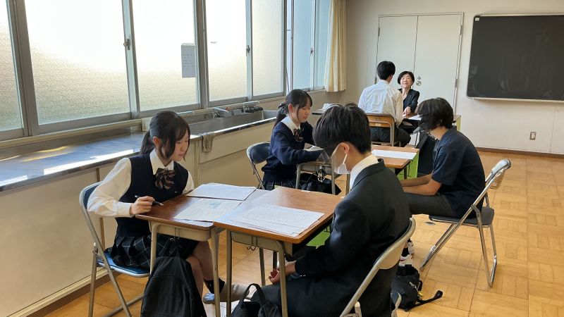 【高校英語研究部】三鷹三中で英検３級二次試験対策のボランティア！