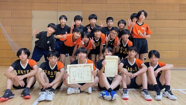 【中学男子バレーボール部】都大会出場決定！