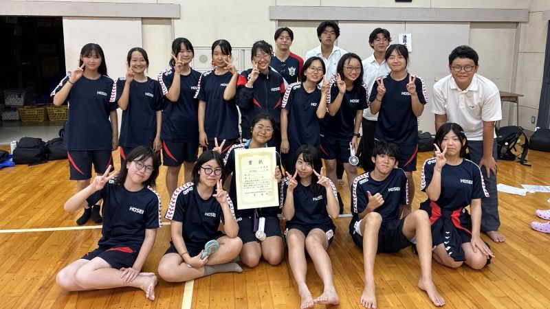 【中学水泳部】第26回9・11ブロック中学校水泳大会　女子総合第5位入賞！
